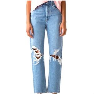 AGOLDE 90’s mid ride loose Fit